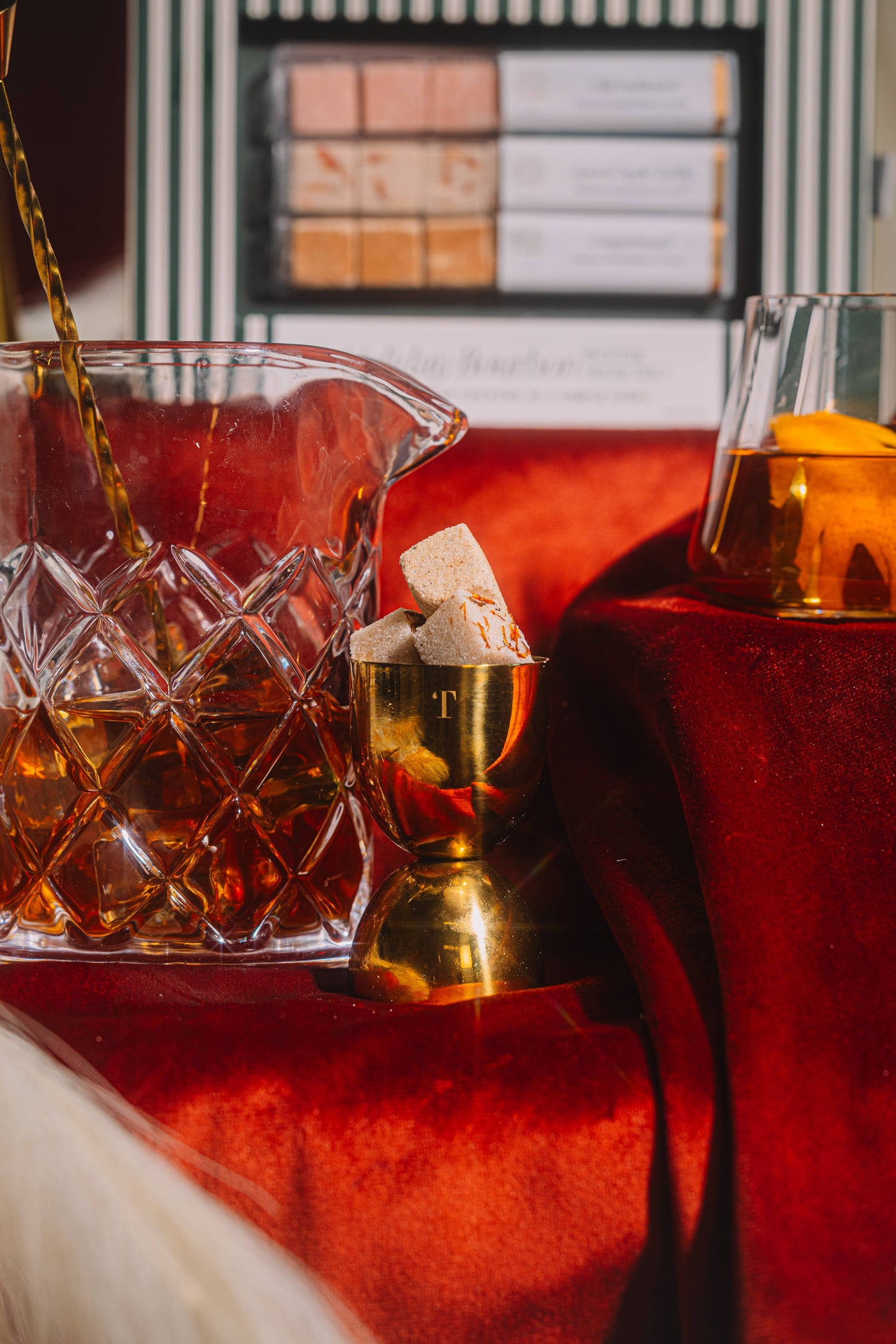 TEASPRESSA | LUXE Mixer Cube - Holiday Bourbon Old Fashioned Mixer Cube Trio