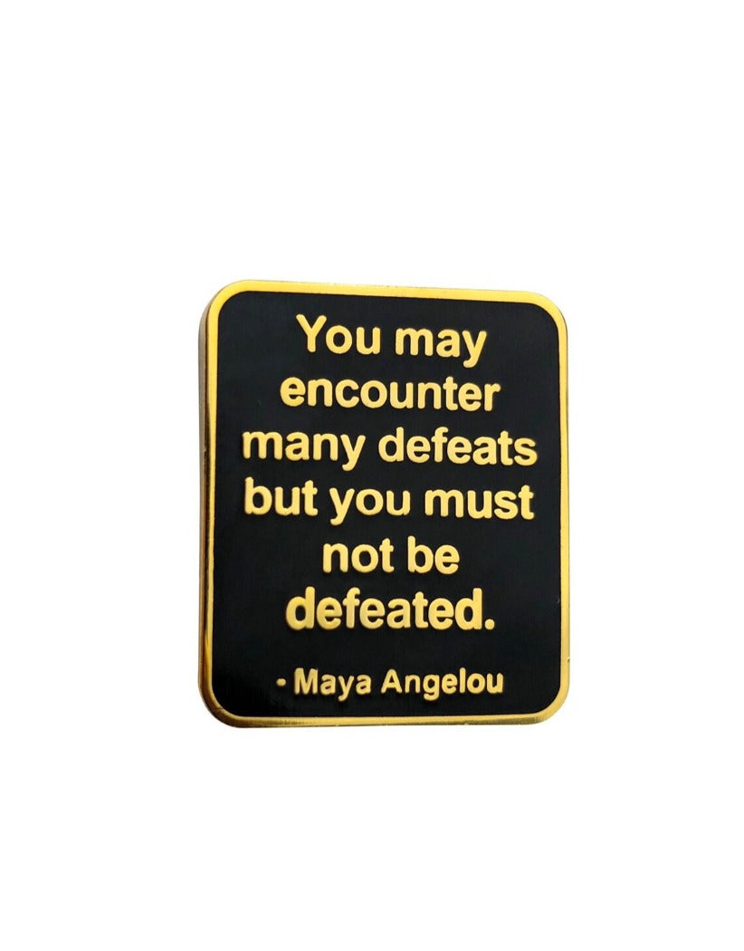 Radical Dreamers Never Defeated Lapel Pin