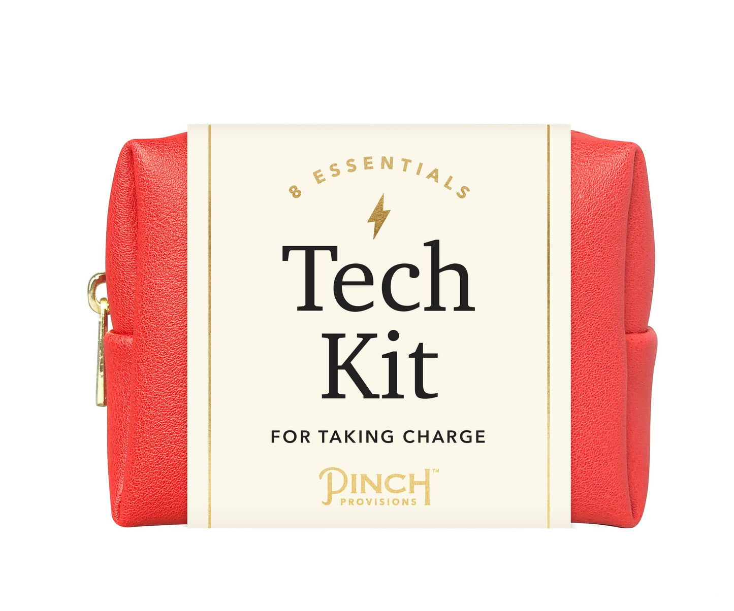 Pinch Provisions - Vegan Leather Tech Kit - Stocking Stuffers: Cognac