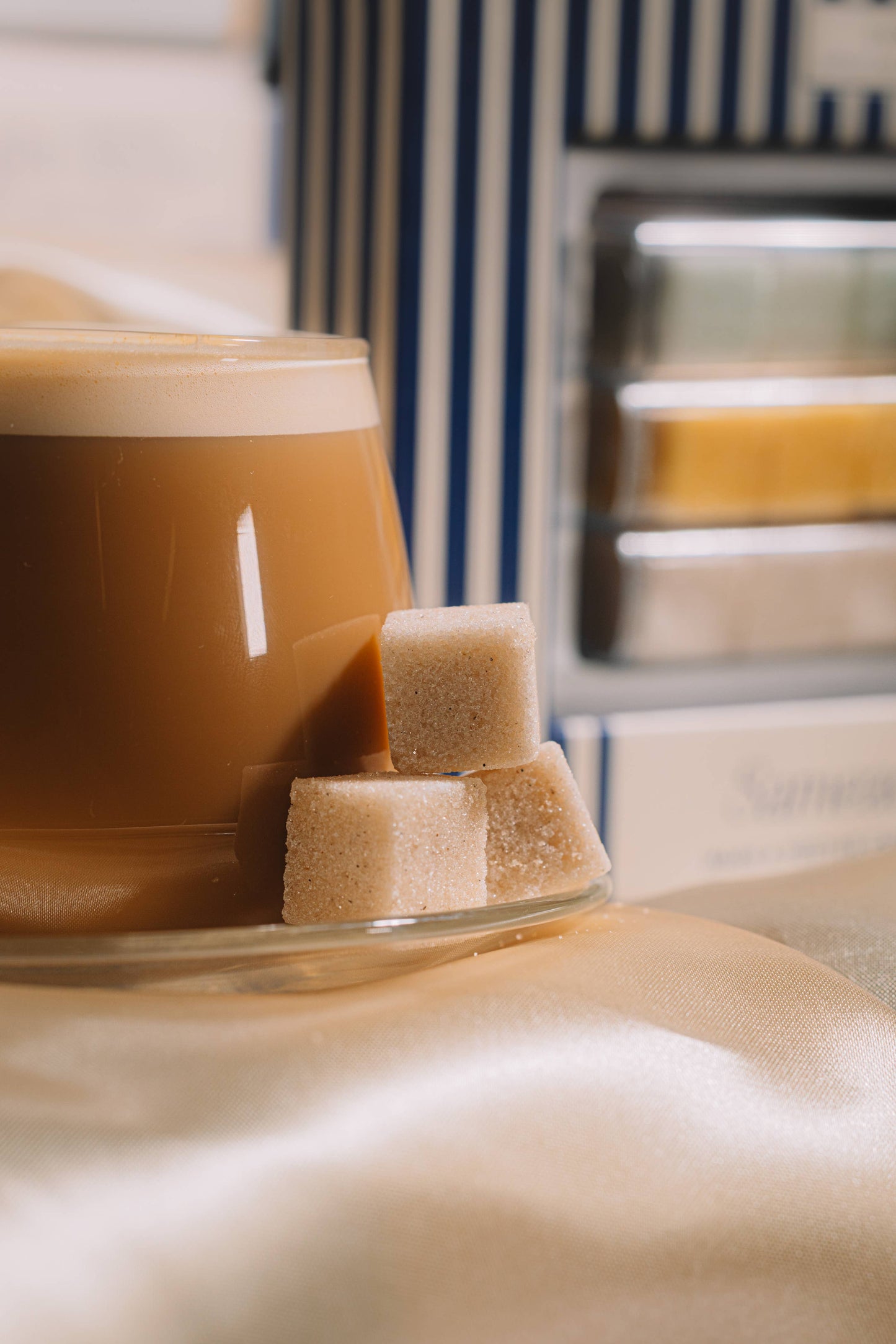 TEASPRESSA | LUXE Mixer Cube - Sameach Café Mixer Cube Trio (Pistachio, Biscotti, Honey)