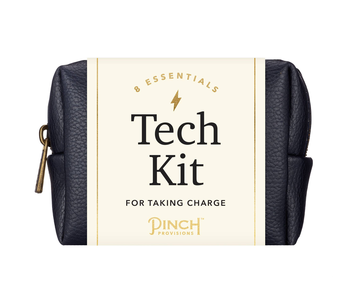 Pinch Provisions - Vegan Leather Tech Kit - Stocking Stuffers: Cognac