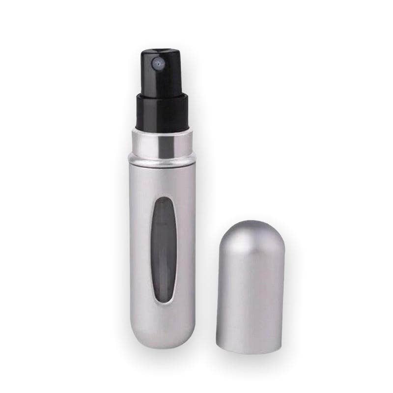 Dan Adora - Perfume Atomizer Refillable - Black: Silver