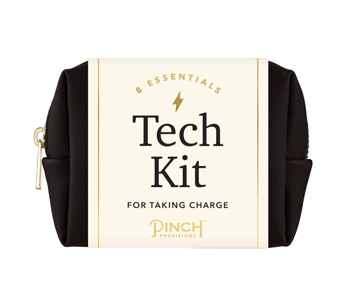 Pinch Provisions - Vegan Leather Tech Kit - Stocking Stuffers: Cognac