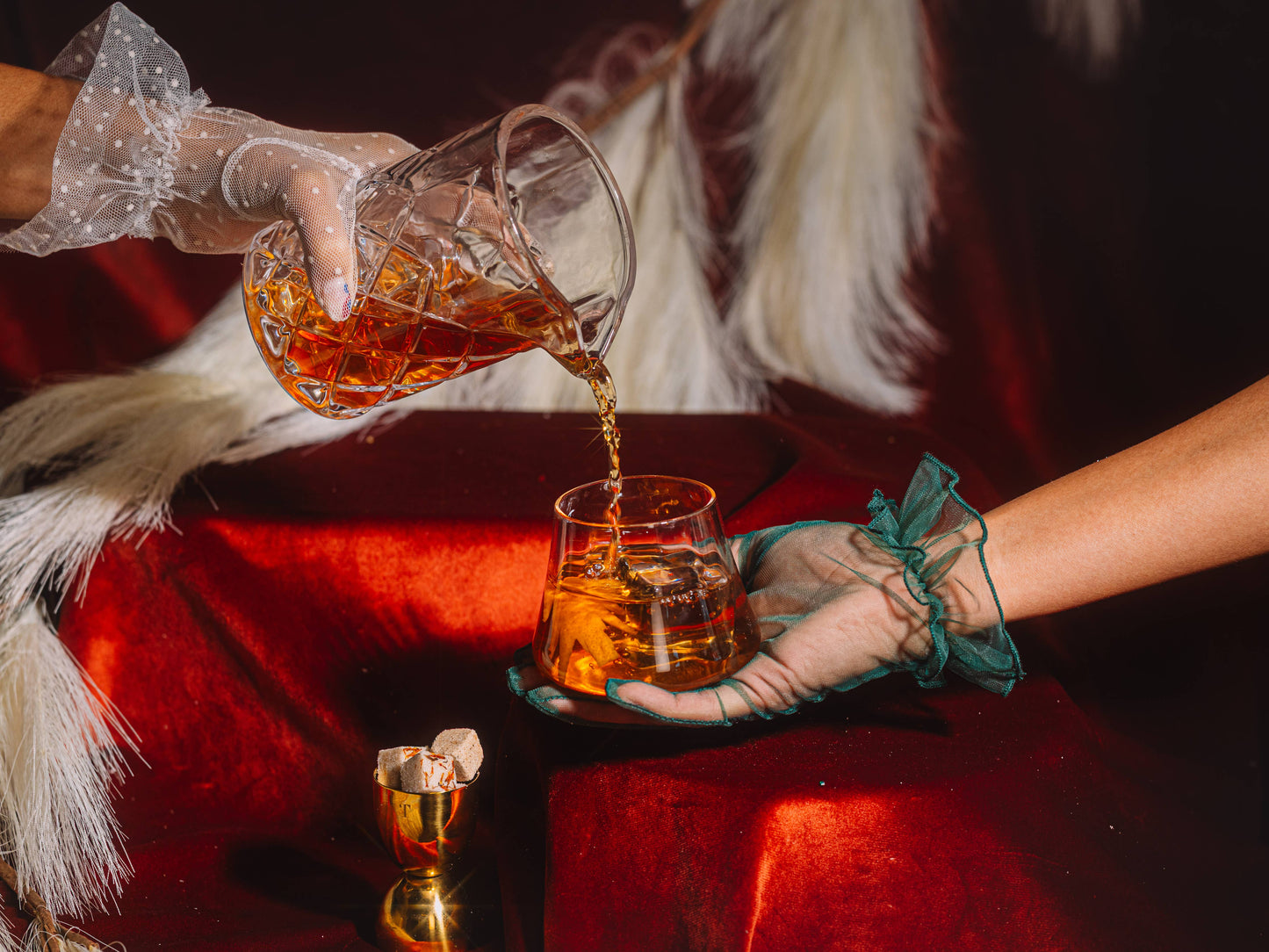 TEASPRESSA | LUXE Mixer Cube - Holiday Bourbon Old Fashioned Mixer Cube Trio