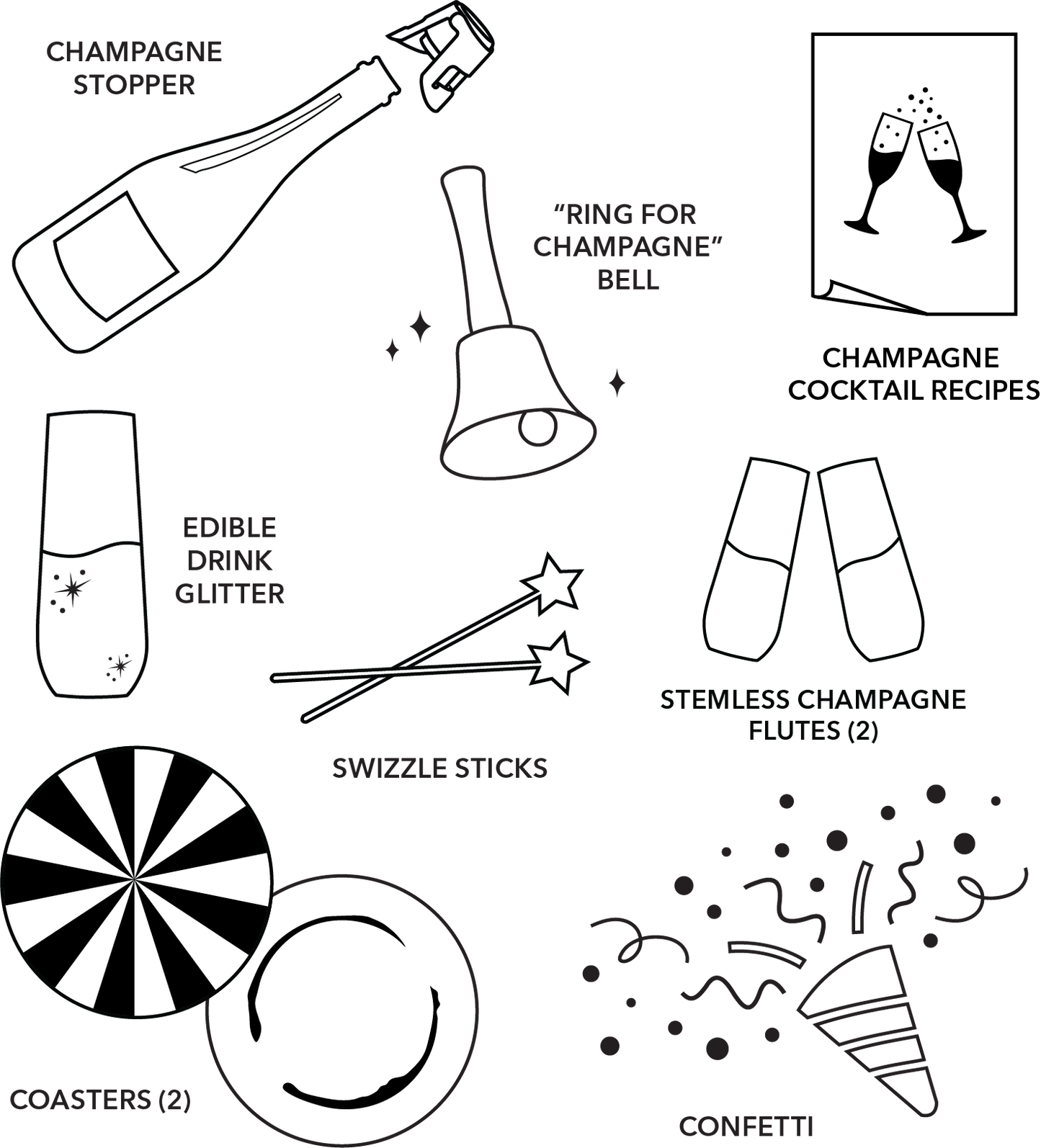Pinch Provisions - This Calls for Bubbly Champagne Kit