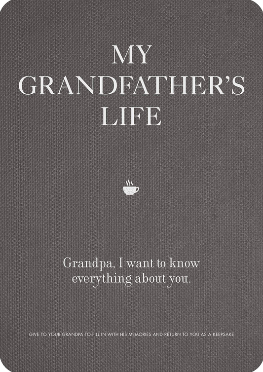 My Grand Father's Life Keepsake Notebook
