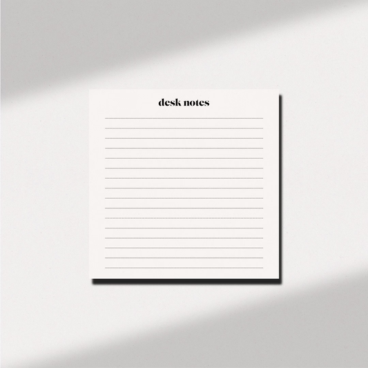 The Launch Market - Minimalist Desk Notepad