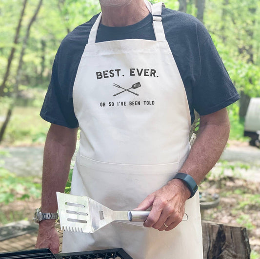 Indigo Tangerine - Dad's Best Ever or so I've Been Told - Men's Apron
