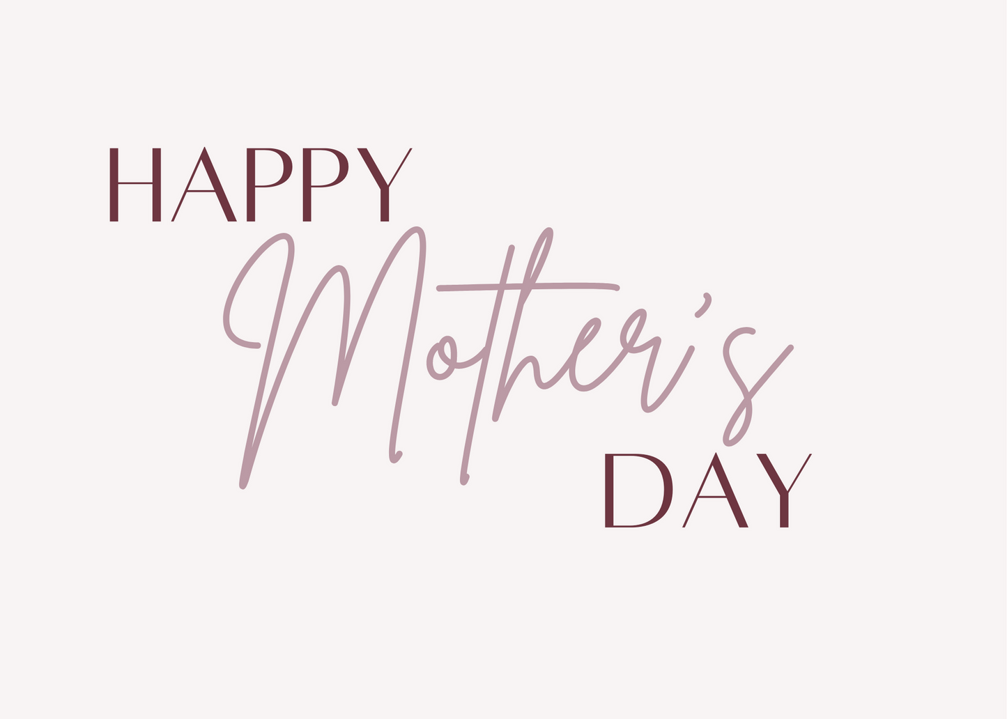 Happy Mother's Day Notecard