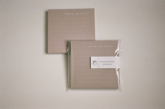 The Launch Market - Note to Self Notepad