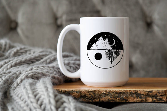 London Luxury Candles 15 oz Yin Yang Coffee Mug